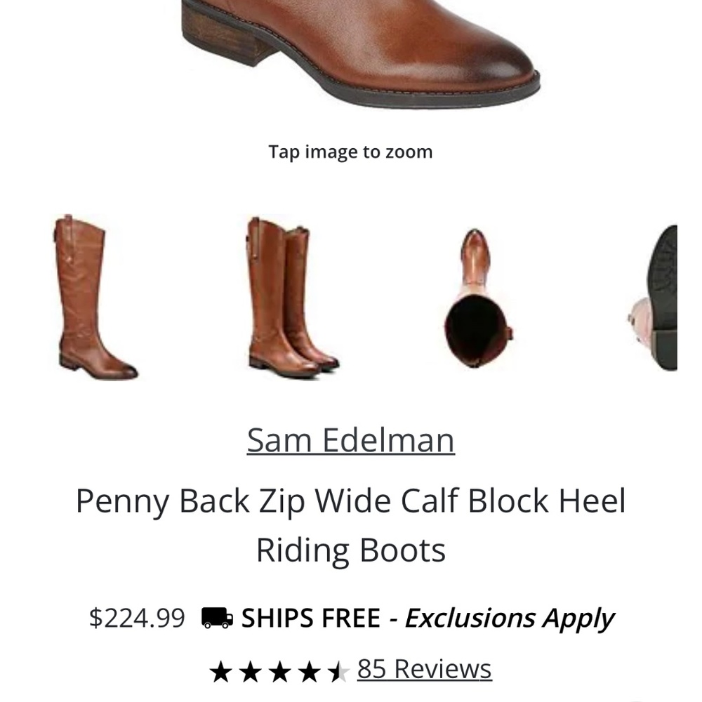 SAM EDELMAN Penny Ridding Boots